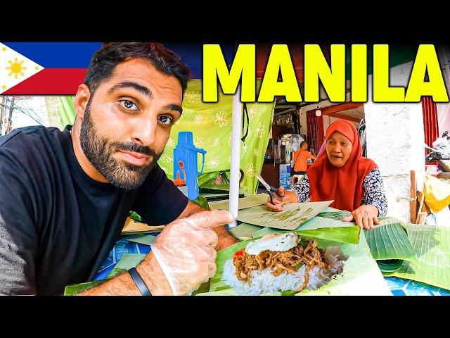 FILIPINO Street FOOD In Manila Philippines MUSLIM Town