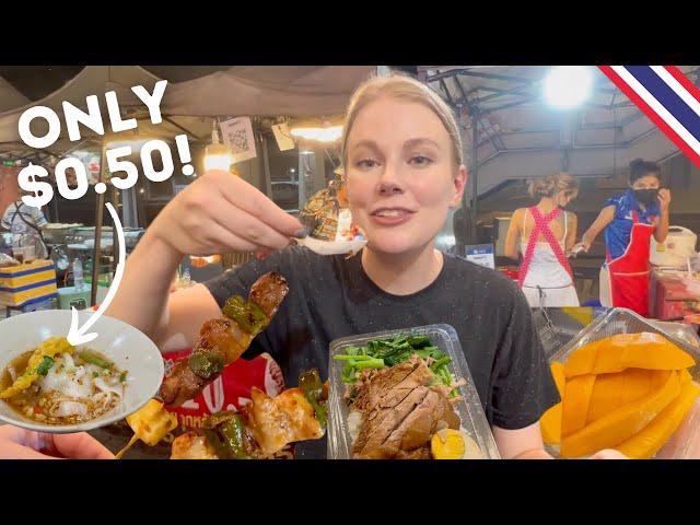 $10 Street Food Challenge in Bangkok, Thailand!