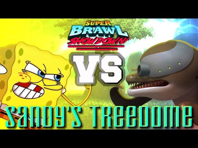 SpongeBob SquarePants vs Dr. Blowhole | Super Brawl Showdown v0.3.1b Full Match Gameplay