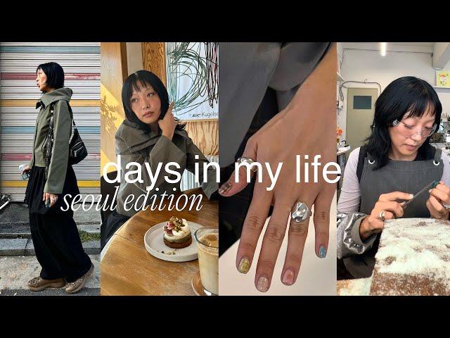 day in my life in korea | new hobbies, slow days exploring seochon, local restaurants | 30's diaries