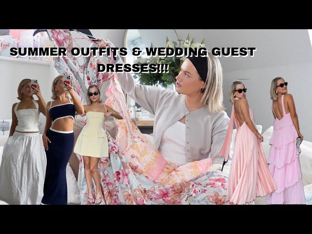 WEDDING GUEST DRESSES & SUMMER OUTFITS!! WHAT TO WEAR THIS SUMMER & ON YOUR HOLIDAYS