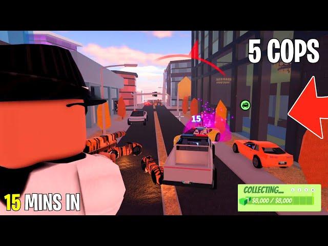 I Tried Playing Jailbreak For One Hour...(Roblox Jailbreak)
