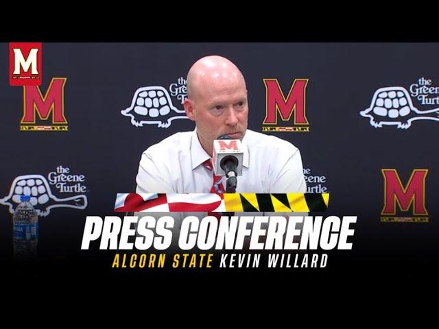 Maryland Men's Basketball | Head Coach Kevin Willard Post Game Press Conference | Alcorn State