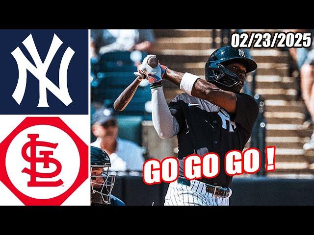 New York Yankees vs St. Louis Cardinals Game Highlights Feb 26, 2025 | MLB Highlights 2025