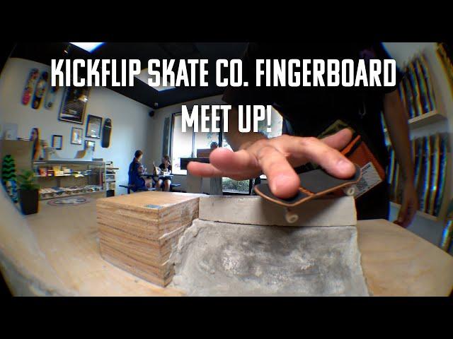 First Fingerboard Event! Kickflip Skate Co.