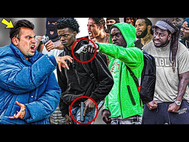 Throwing GANG SIGNS in Chicago Hood GONE WRONG! (MUST WATCH)