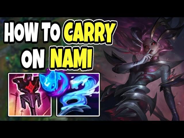 Challenger Nami shows you how to CARRY without lucian - Nami support - 14.13 League of Legends