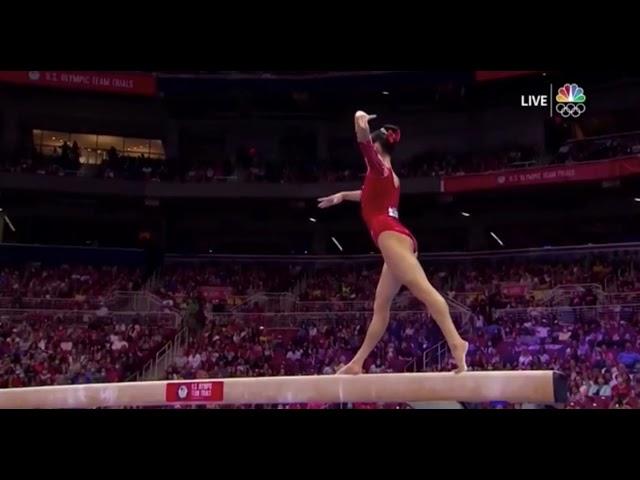 Leanne Wong Beam 2021 USA Olympic Trials Day 1