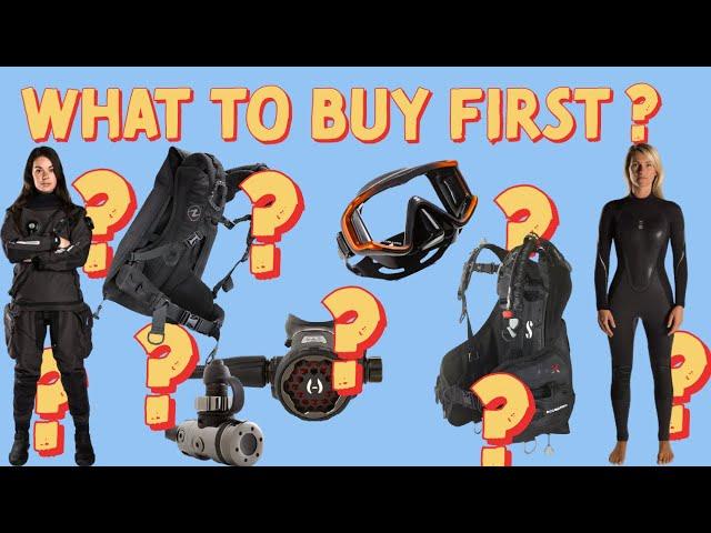 First 3 Dive Equipment Purchases For New Divers