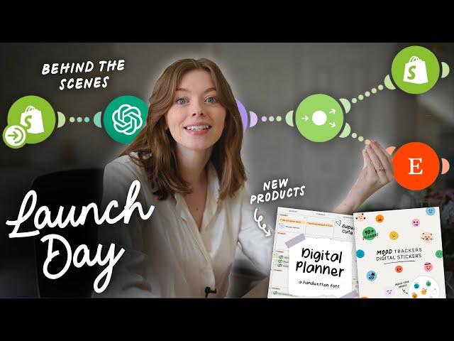 Launch Day: Behind-the-Scenes | Using ChatGPT, Automations