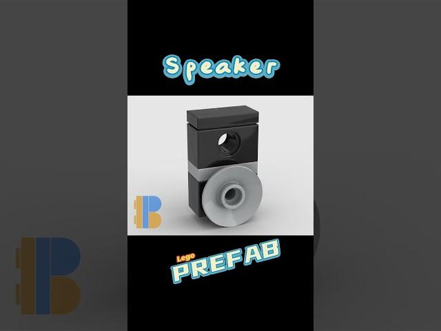 Lego Speaker building animation #shorts #lego #legoaddict #legocity #legomoc #乐高 #afol #stopmotion