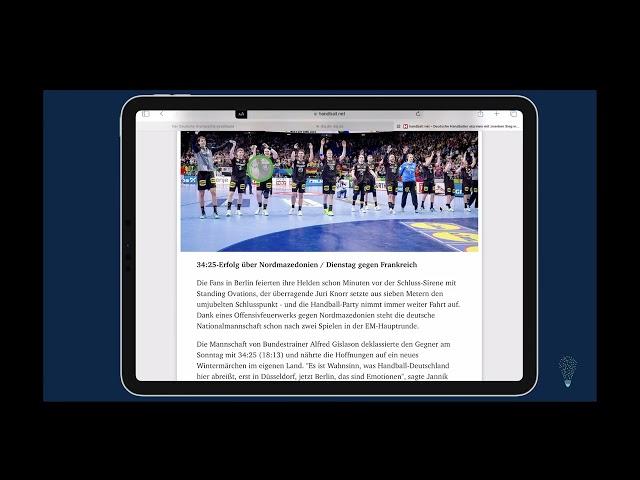 Das iPad im Sportunterricht