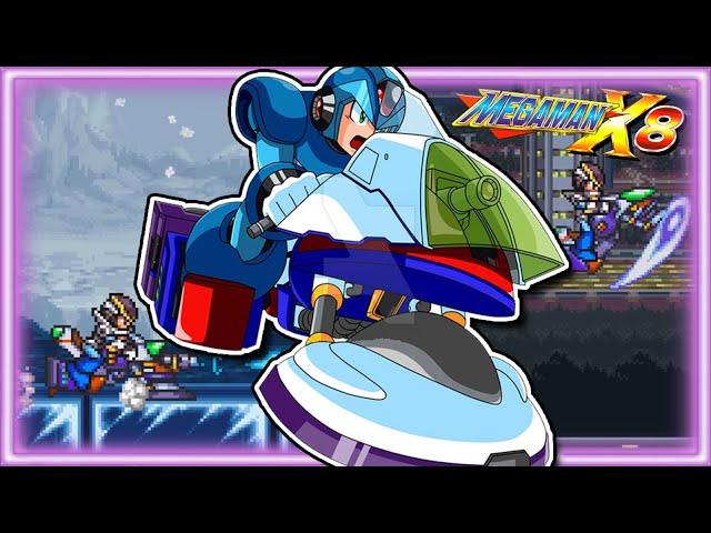 All These Sick BIKE Levels! │ Mega Man X8 Demake Part 4