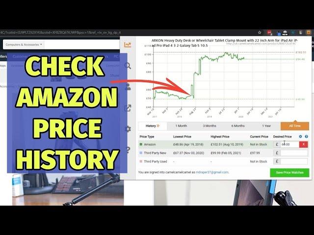 How to check price history on Amazon