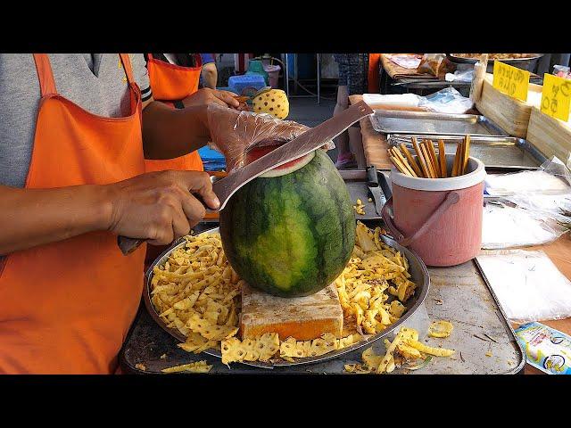 Amazing Fruit Cutting Skills - Thai Street Food