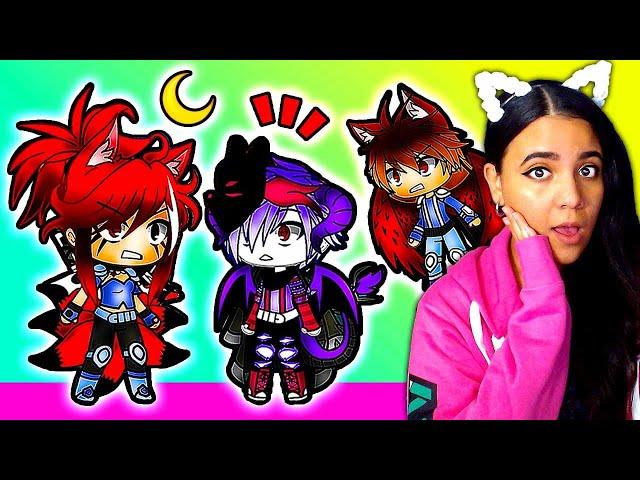  THE BLOOD MOON WOLF  Gacha Life Mini Movie Scary Story Reaction