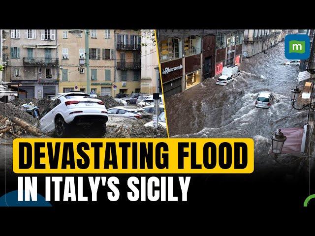 Flood Wreaks Havoc In Italy's Sicily As Rescue Efforts Continue After Heavy Downpour | N18G