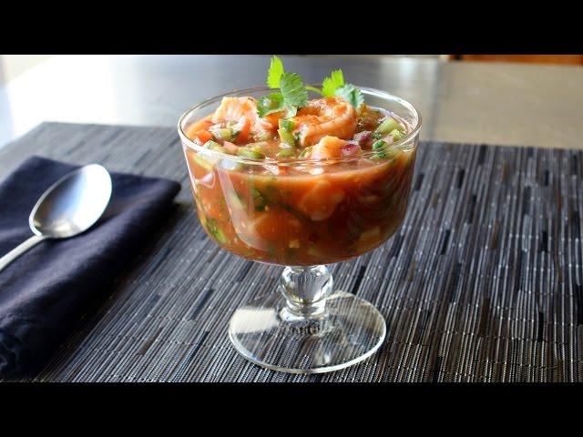 Mexican-Style Shrimp Cocktail - How to Make a Mexican-Style Seafood Cocktail