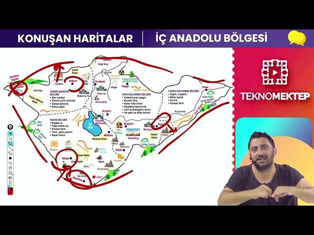 KONUŞAN HARİTALAR - İÇ ANADOLU BÖLGESİ - Konya Bölümü - Akın Güneş