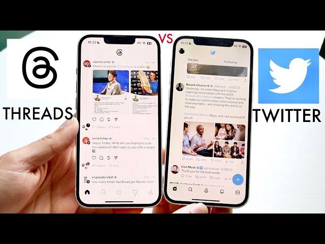 Threads Vs Twitter! (Comparison) (Review)