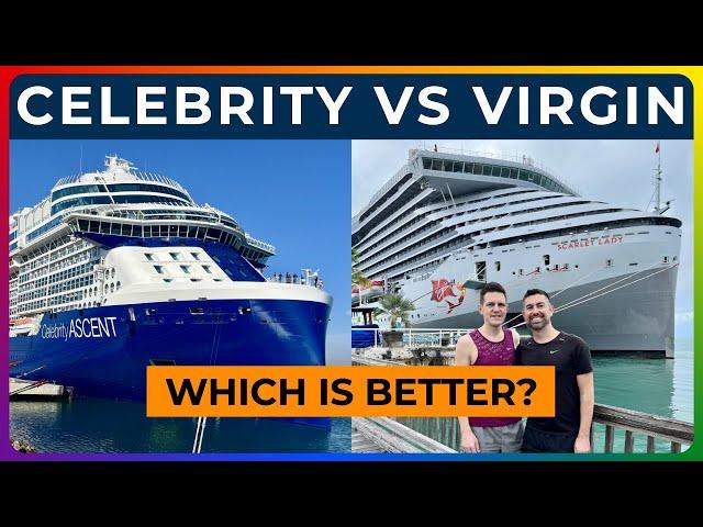 CELEBRITY CRUISES vs VIRGIN VOYAGES | Staterooms, Dining, Entertainment, & More!