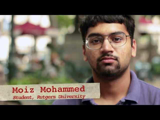 Moiz Mohammed, Rutgers Student Talks About NYPD Spying on MSA