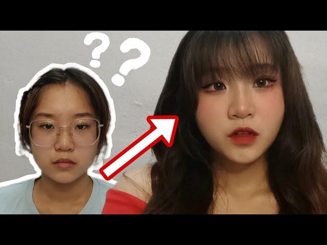 甜酷妆容丨tik tok makeup 丨 makeup challenge丨달콤한 쿨 메이크업丨Sweet cool makeup丨한국어 자막 제공丨English subtitles