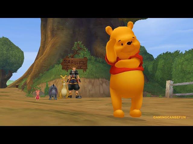 Kingdom Hearts 2 HD Final Mix MOVIE | Disney's Winnie The Pooh (HIGH FRAME RATE SERIES IN 4K)