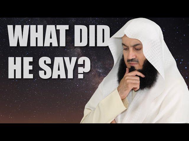 This is what Yaqub (AS) said to his sons | Mufti Menk