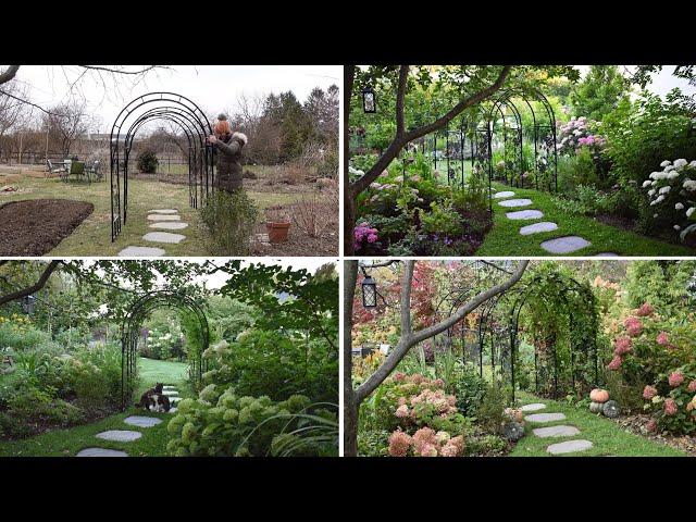 Designing a New Garden from Start to Finish // Hydrangea Garden Tour Through the Seasons