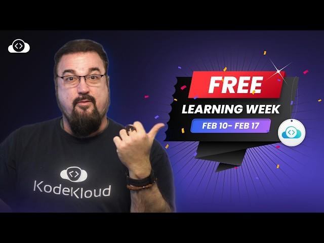 KodeKloud Free Learning Week (Feb 10-17): 100+ Courses & Labs for FREE!