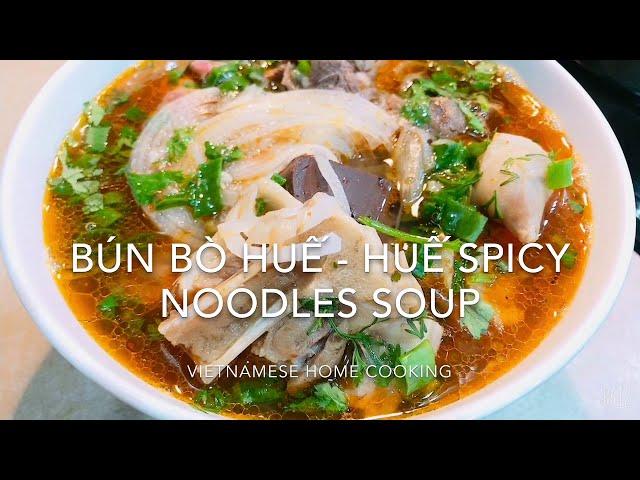 How to make BUN BO HUE- Vietnamese Spicy Beef Noodles Soup the simple way/Quick- Easy and very Tasty