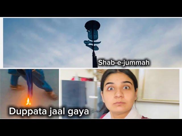 Aag lag gai| daantt parhi | shab-e-jummah 