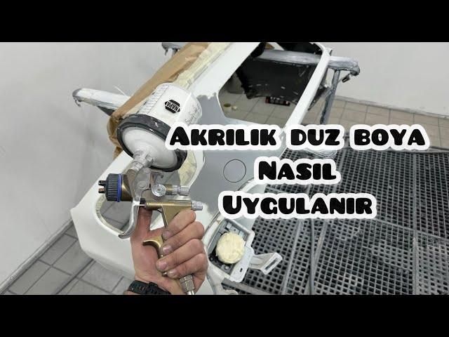 VERNİKSİZ ! OPAK BOYA METALSİZ ! AKRİLİK DÜZ BOYA NASIL UYGULANIR ! ÇOK DAHA HIZLI