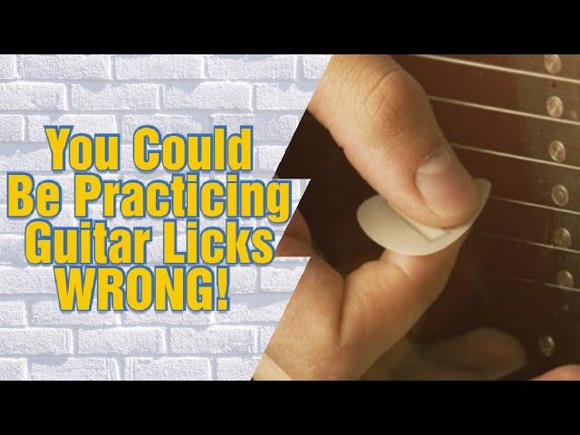 How To Practice Fast Shred, Metal, Rock Licks Guitar Lesson