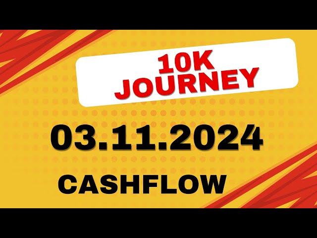 THE journey with 10k Wallet in DEFI 03.11.2024 for Crypto Cashflow