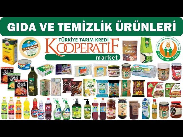 Tarım Kredi Kooperatif Market Kataloğu |TARIM KREDİ MARKET GIDA TEMİZLİK ÜRÜNLERİ SIVI YAĞ İNDİRİMİ