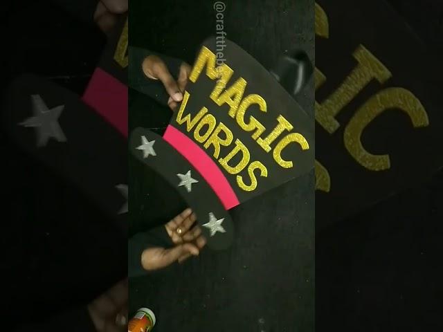 Magic Words/ Classroom Decoration Ideas/Wall Hanging #shorts #youtubeshorts #diy