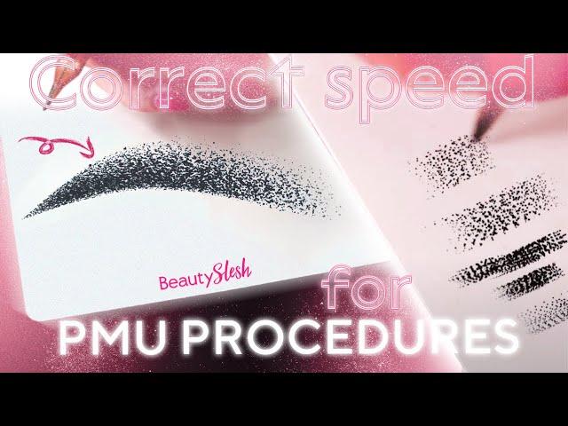 Correct speed for PMU Procedures