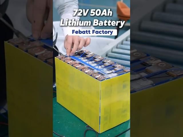 72V 50Ah Battery: The BEST for Delivery E-bikes?#scooter #febatt #shorts