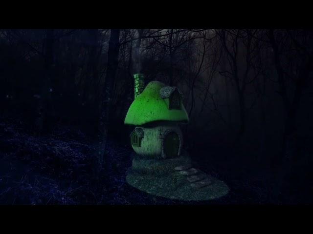 Stormy Night in the Forest on an Enchanting Mushroom House I Rain & Thunder Sounds Relaxation