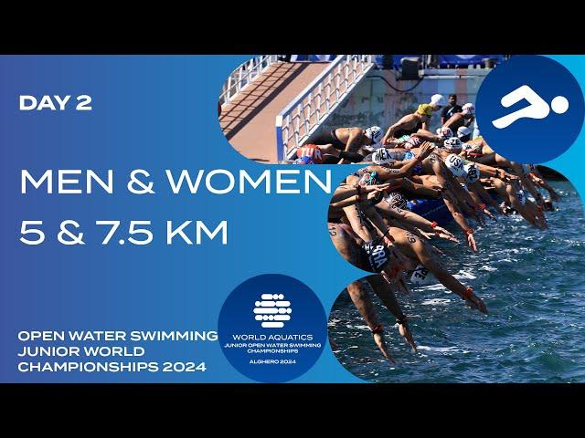 Men & Women - 5 km & 7.5 km | World Aquatics Open Water Swimming Junior World Championships 2024