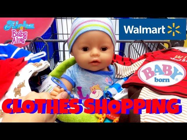  Walmart Shopping With Baby Born Boy! Skye Helps to Pick Out Baby Clothes for Baby Born BOY!