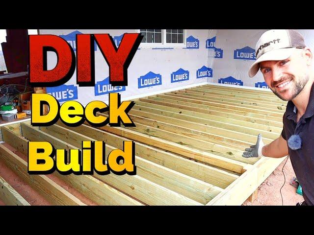 How To Build A Deck - Floor Joists And Joist Hangers