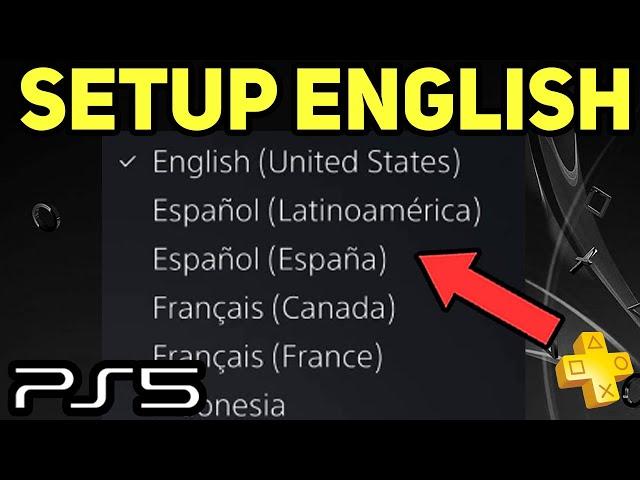 PS5 SETUP ENGLISH EASY NEW!