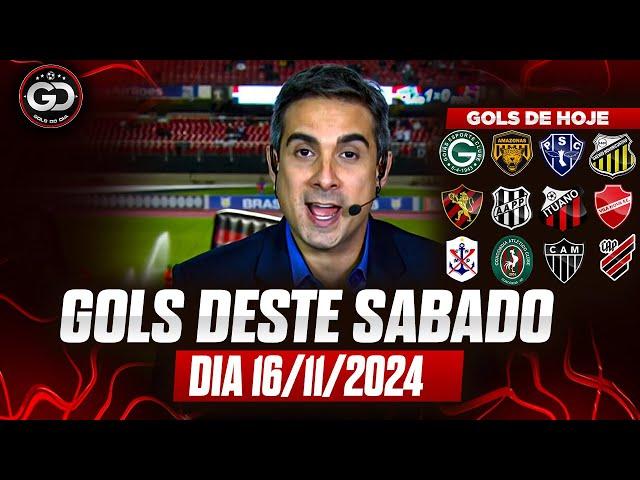 ️ TODOS OS GOLS DESTE SABADO 16/11/2024 GOLS DE HOJE, GOLS DO DIA, GOLS DO BRASILEIRÃO (COMPLETO)