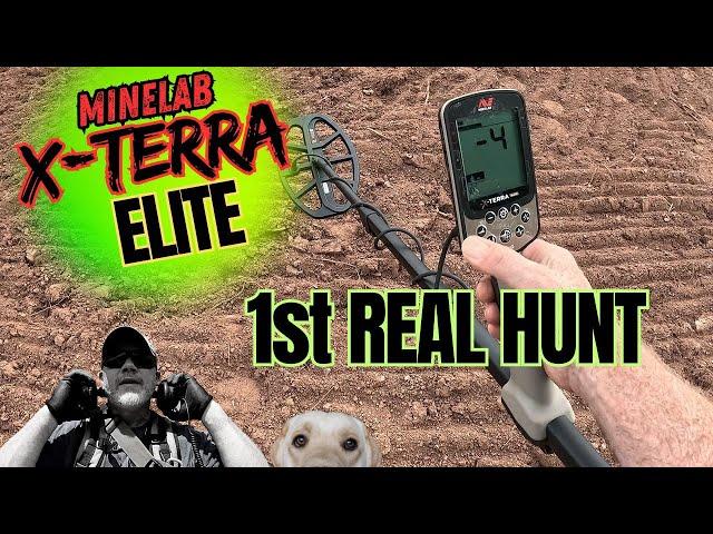 Minelab X-Terra Elite 1st Live Dig and My Thoughts.