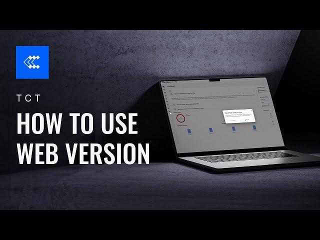 How to use the web version? | Telematics Configuration Tool (TCT) | Teltonika