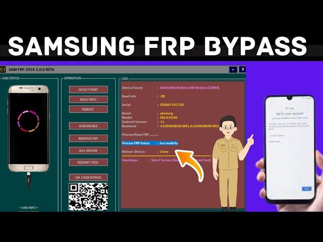 Samsung Frp Tool 2024 New | Samsung Android 12/13/14 Frp Bypass Tool 2024 | Samsung Adb Enable Fail