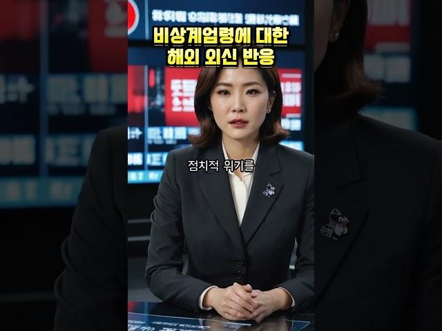 비상계엄령을 본 해외 외신 반응